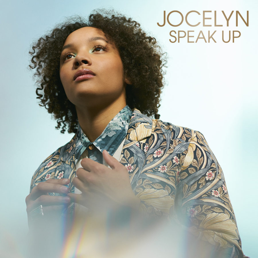 Jocelyns Speak Up Single Artwork provided by Moxie Music, which provides music and educational opportunities.
