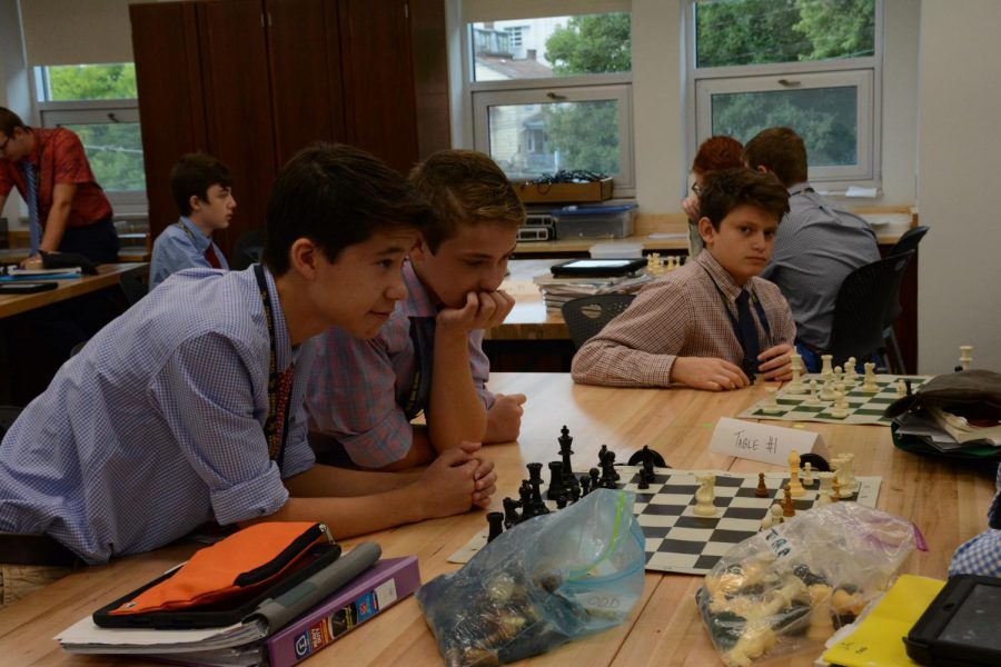 On Wednesday mornings in the STEM Building, Mr. Nogay moderates the CCHS Chess Club. 