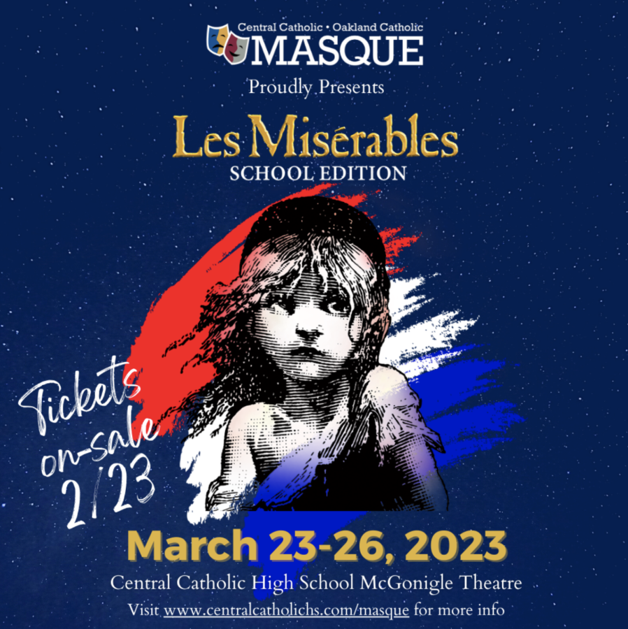 Central Catholics Production of Les Mis will take place in the McGonigle Theatre.